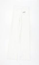 Zara Women's White Straight