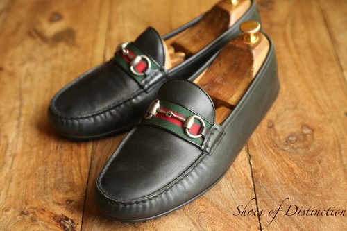 Gucci black leather silver - gucci,