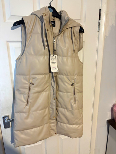 Zara women beige hooded - women’s,