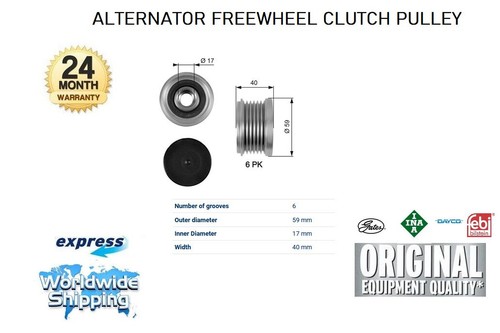 Alternator clutch pulley for - alternator,
