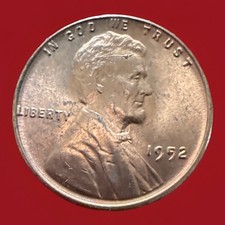 1952-P RED BU Lincoln Wheat
