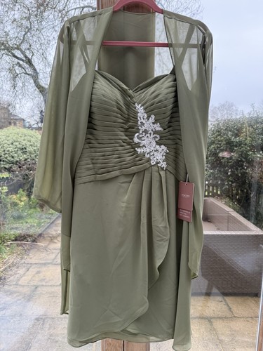 Stacees olive green - olive, bridesmaid