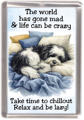 Tibetan terrier dog fridge - terrier,