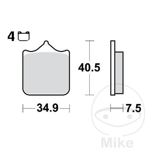 Trw lucas sintered brake - brake, pads