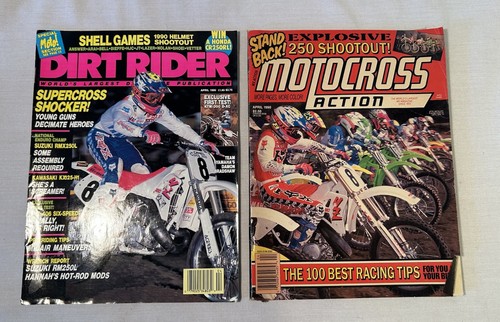 Vintage motocross dirt - motocross, rider