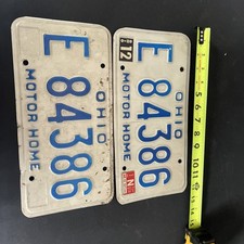 VTG Ohio "Motor Home" License