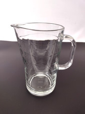 IKEA Svepa Ribbed Ringed Clear Glass Jug Pitcher 10288 Made In Italy VGC