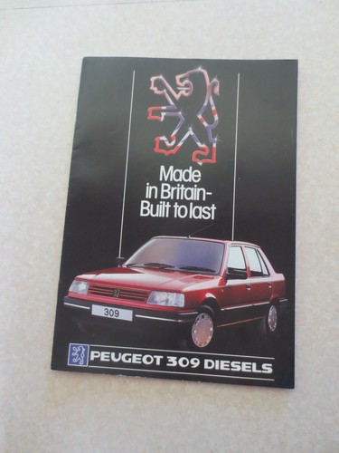1987 peugeot 309 diesel - peugeot,