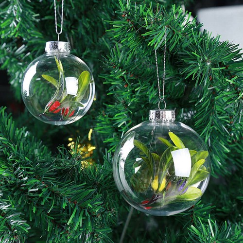 Plastic clear transparent ball - clear,