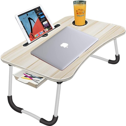 Large foldable bed tray lap - foldable,