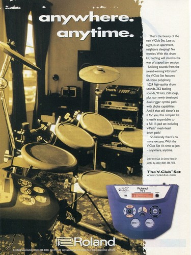 2002 print roland td 6 - ad, of