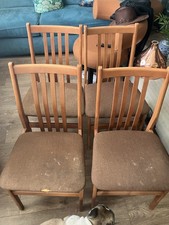 Vintage G Plan Fresco Style Dining Chairs x 4 Retro Mid Century