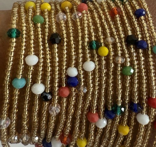 African waist beads - waist,