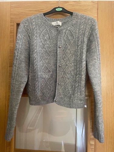 Girls grey chunky - grey, knit