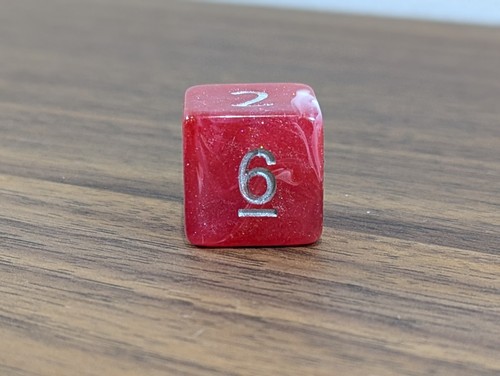 Six sided dice 16mm - d6,
