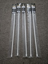 X5 LIGHT WEIGHT "OVAL" NET CURTAIN ROD EXTENDABLE TELESCOPIC WINDOW CURTAIN RAIL