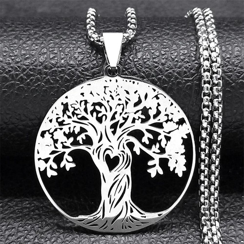 Tree life heart - tree, necklace