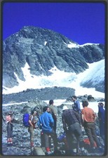 35mm Slide Men Climbers Mountains Snow Austria  Vintage Retro Kodachrome 1977