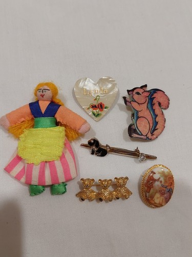Brooches teddy doll - 6, teddy,