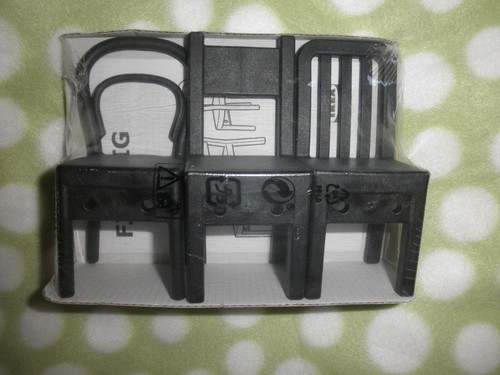 Ikea fjantig black chair - black,