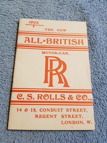Rolls royce 1905 brochure 70s - 1905,