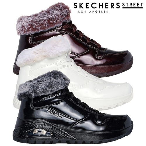 Skechers womens boots black - womens,