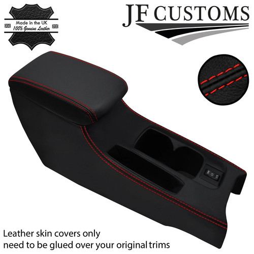 Red stitch leather centre - leather,