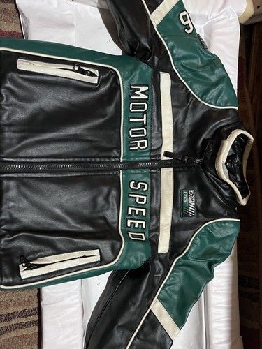 Boys faux leather motor - leather,