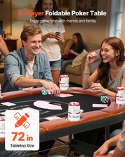 VEVOR 1828.8 mm Folding Poker