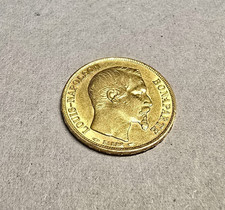 French 20 Francs Gold Coin Napoleon III