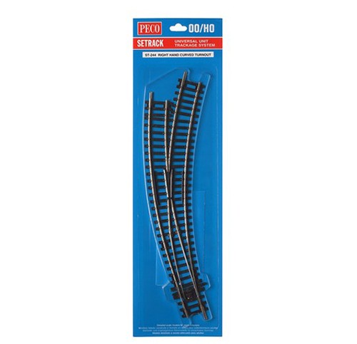 Peco setrack 244 oo gauge - peco, st-244