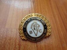 VINTAGE REEVES BELLE VUE COLTS SPEEDWAY 1968 2ND DIV CHAMP BIKE ENAMEL PIN BADGE