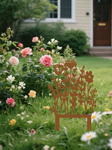 1pc rustic metal wild garden - wild,