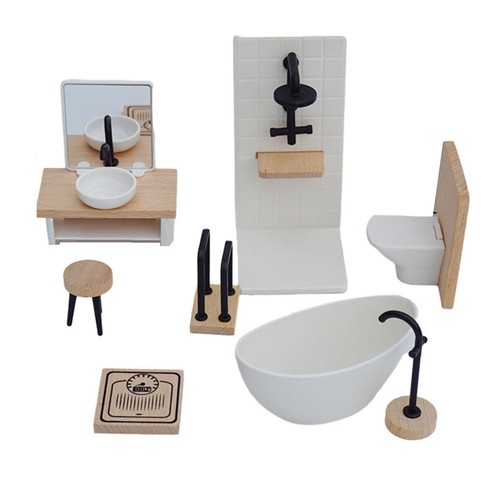 Scale dollhouse bathroom - 1:12,