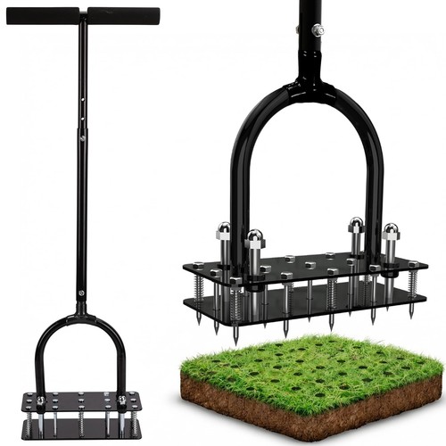 Lawn aerator metal manual - metal,