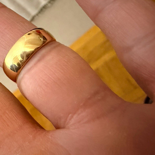 22ct gold ring fully - gold, 4.68