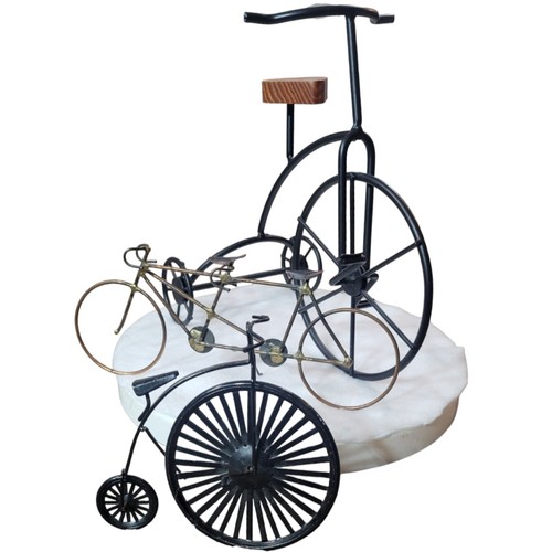 Vintage style metal bicycle - style,