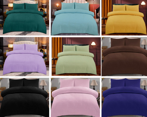 Seersucker duvet cover set - cover,