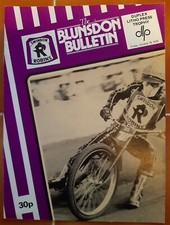 SWINDON SPEEDWAY PROGRAMME: DUPLEX LITHO PRESS TROPHY 19/10/1979