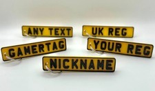 Custom 3D Number Plate