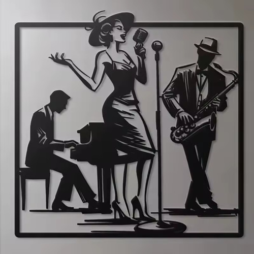 Metal wall art - wall, band