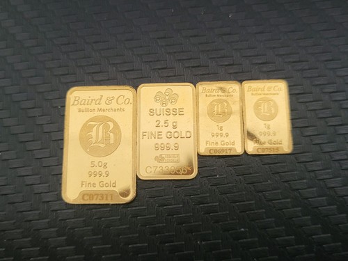 Gold bar - (999.9), (24ct)