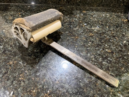 Antique barber chair headrest - antique,