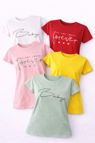 Womens slogan shirt love - slogan,