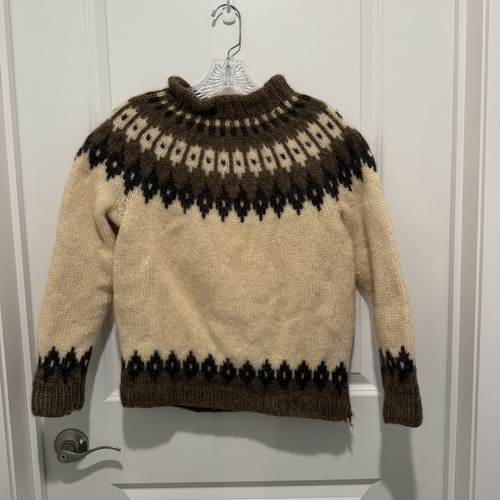 Women icelandic wool fair isle - icelandic,