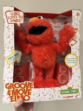sesame street headstart groove and move elmo dancing singing toy plush New rare