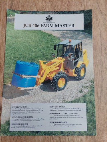 Original jcb 406 farm master - original,