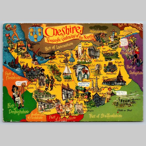 Postcard cheshire romantic - postcard,