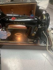 Singer 99K Electric Sewing Machine with Case Working Good Condition See Photos