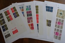 GB Pre-Decimal to Decimal MACHIN Stamp Collection MINT / Used in BLOCKS / PANES